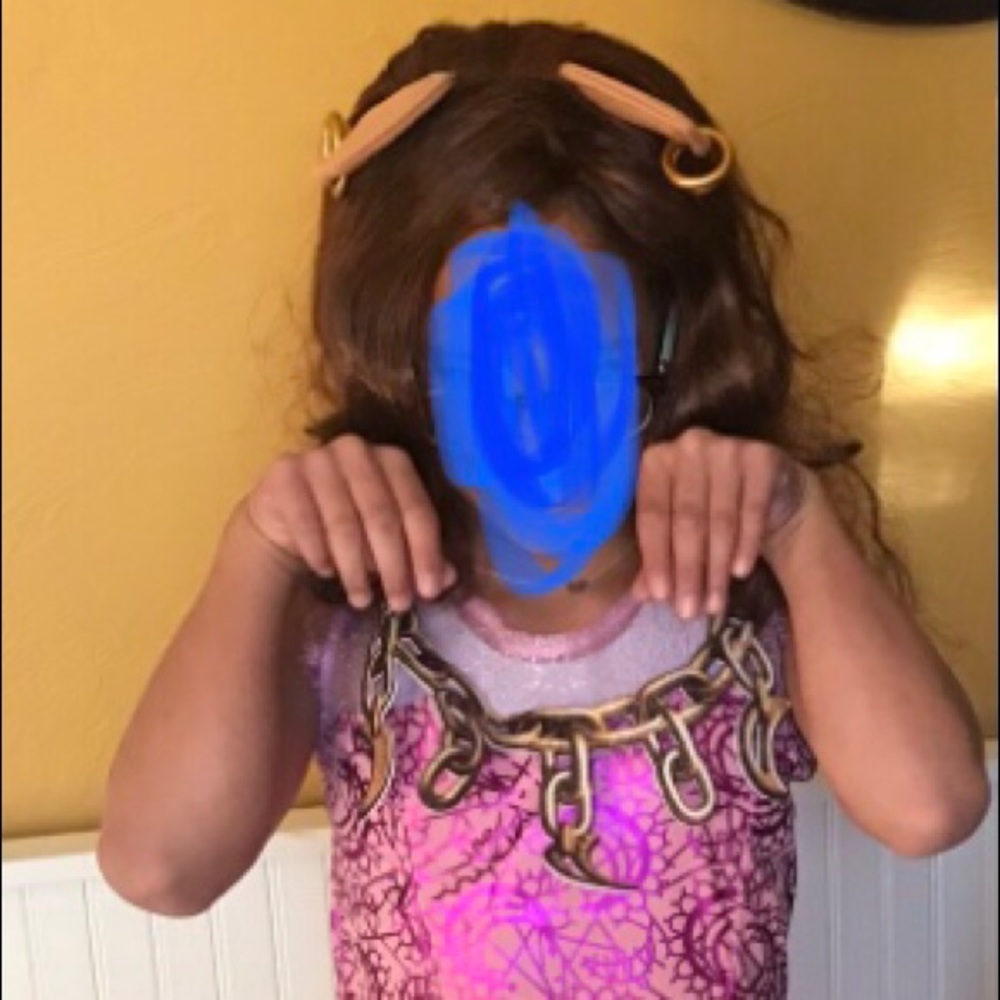 Monster high wolf costume and wig
